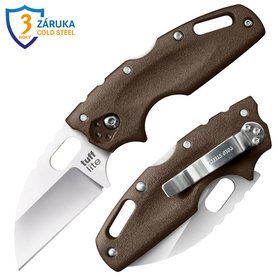 COLD STEEL Tuff Lite Plain hnědá rukojeť (AUS8A)