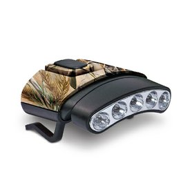 Cyclops TILT CAMO 5 LED HAT CLIP LIGHT W/NXT CAMO BASE / 1 WHITE & 1 GREEN LED LIGHT HEAD