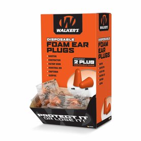 Walker's FOAM EAR PLUGS - 200 PAIR BOX