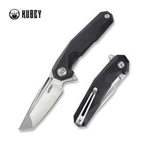 KUBEY Carve Black G10 (D2)